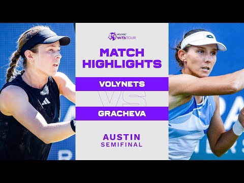 Katie Volynets vs. Varvara Gracheva | 2023 Austin Semifinals | WTA Match Highlights