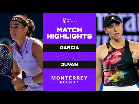 Caroline Garcia vs. Kaja Juvan | 2023 Monterrey Round 1 | WTA Match Highlights