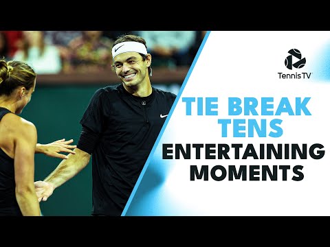 Tie Break Tens Most Entertaining Moments! | Featuring Swiatek, Ruud, Hurkacz, Jabeur & More!