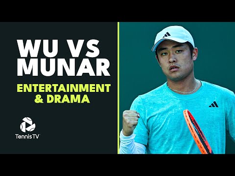 DRAMA & ENTERTAINMENT In Wu vs Munar Encounter | Indian Wells 2023