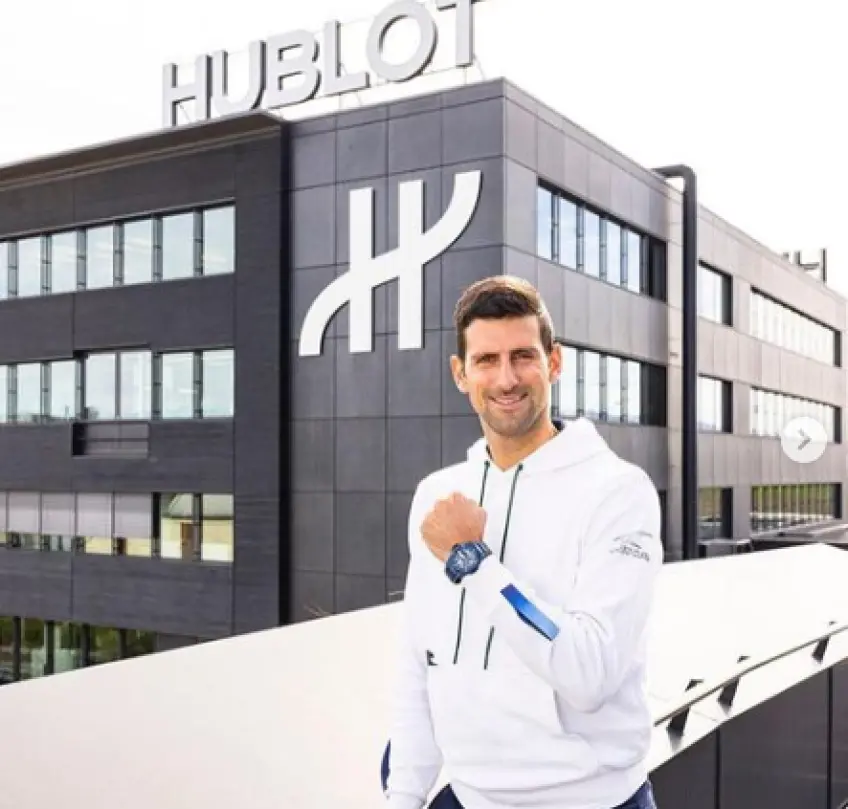 Novak Djokovic visits Hublot headquarters: My watch has brought me luck, success