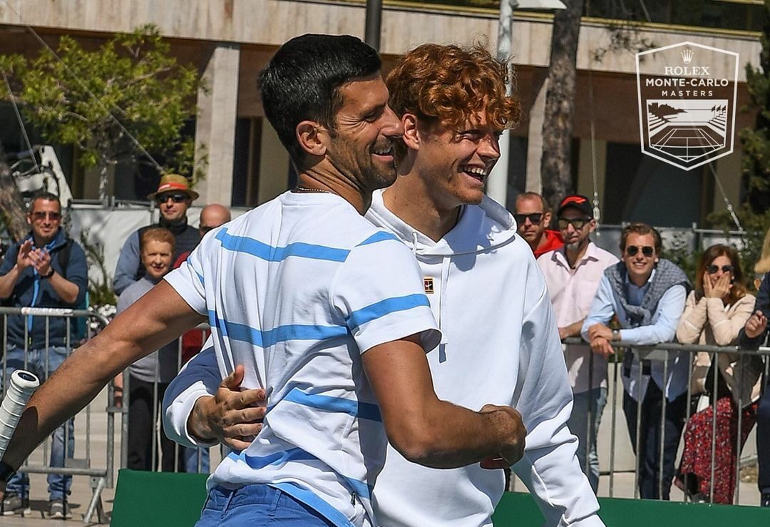 Djokovic and Sinner entertain at Monte-Carlo Masters promotional event