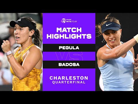 Jessica Pegula vs. Paula Badosa | 2023 Charleston Quarterfinal | WTA Match Highlights