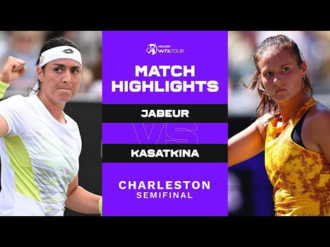 Ons Jabeur vs. Daria Kasatkina | 2023 Charleston Semifinal | WTA Match Highlights