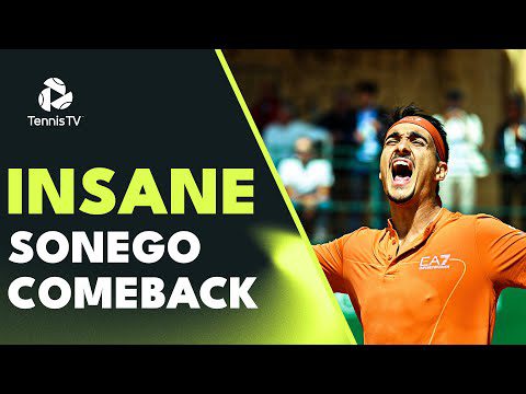 UNBELIEVABLE Lorenzo Sonego Match Point Saves & Comeback vs Humbert | Monte Carlo 2023