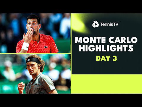 Djokovic Returns; Tsitsipas, Zverev, Rublev In Action | Monte-Carlo 2023 Highlights Day 3