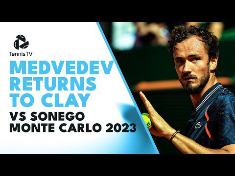 Medvedev Returns To Clay vs Sonego | Monte Carlo 2023 Highlights