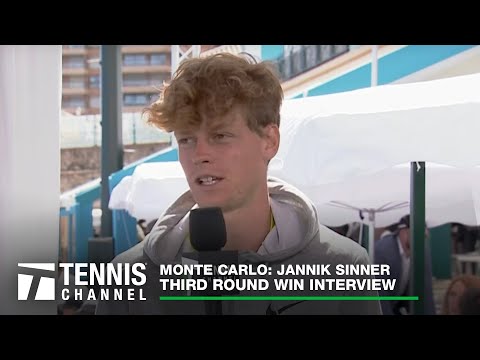 Jannik Sinner on his epic come back win | 2023 Monte Carlo Third Round