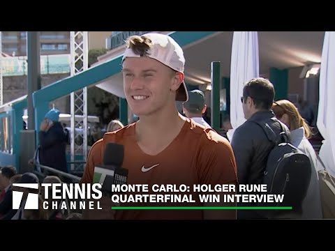 Holger Rune discusses his win over Daniil Medvedev | 2023 Monte Carlo Quarterfinal