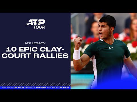 ATP Legacy: 10 MOST EPIC SLIDING RALLIES ON CLAY