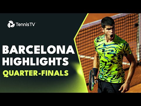 Alcaraz Plays Davidovich Fokina; Tsitsipas Takes On De Minaur | Barcelona 2023 Quarter-Finals