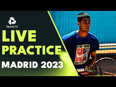 LIVE PRACTICE STREAM: Watch Paul vs Kecmanović in Madrid, scroll back for Murray, Alcaraz & more