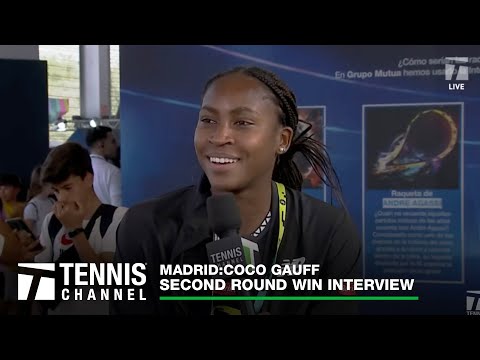 Coco Gauff Praises Miami Heat Star Jimmy Butler | 2023 Madrid Second Round Win Interview