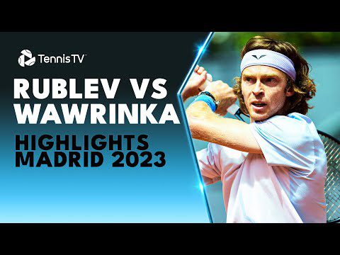 Andrey Rublev vs Stan Wawrinka Brilliant Shotmaking! | Madrid 2023