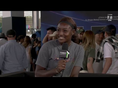 Alycia Parks Reunited With Dad On Tour | 2023 Madrid Second Round Win Interview