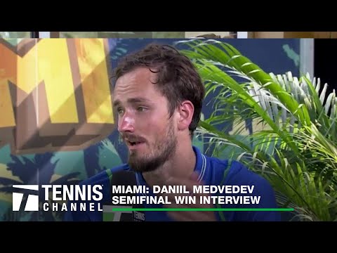 Daniil Medvedev; 2023 Miami Open Semifinal Win Interview