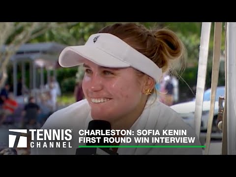 Sofia Kenin: 2023 Charleston First Round Win Interview