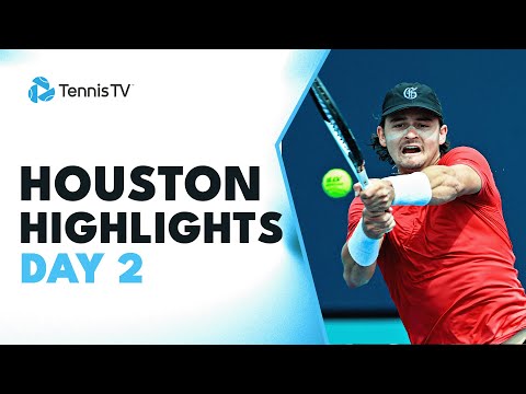 Garin Faces Dellien; Sock, Wolf & Giron Feature | Houston 2023 Day 2 Highlights