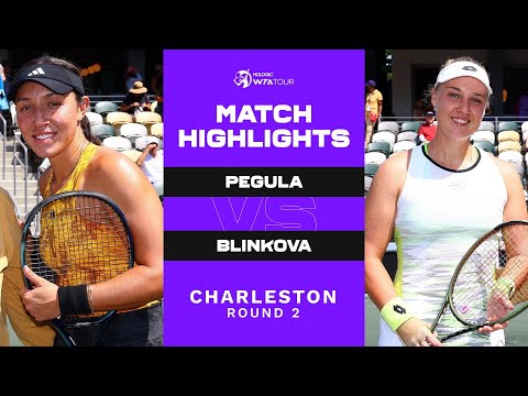 Jessica Pegula vs. Anna Blinkova | 2023 Charleston Round 2 | WTA Match Highlights