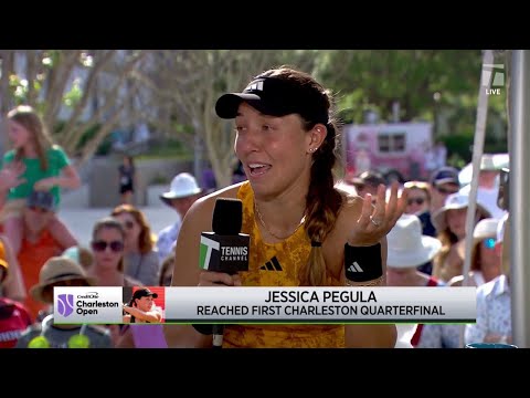 Jessica Pegula Recaps Crazy Rollercoaster Match | 2023 Charleston Third Round