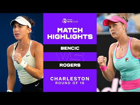 Belinda Bencic vs. Shelby Rogers | 2023 Charleston Round of 16 | WTA Match Highlights