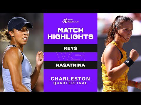 Madison Keys vs. Daria Kasatkina | 2023 Charleston Quarterfinal | WTA Match Highlights