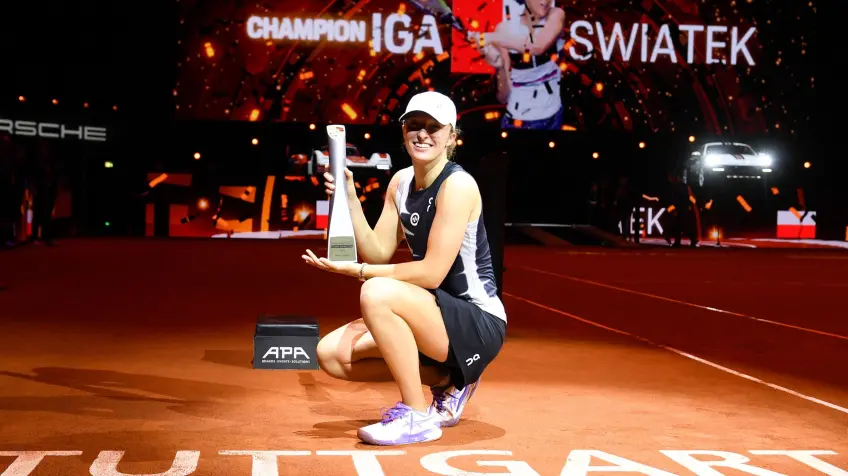 Iga Swiatek 'wanted really hard' to win against Aryna Sabalenka in Stuttgart final