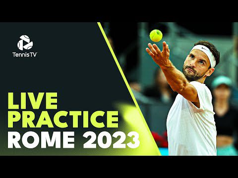 LIVE PRACTICE STREAM: Jannik Sinner vs Grigor Dimitrov in Rome