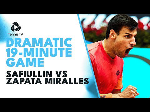 DRAMATIC 19-Minute Game Between Safiullin &  Zapata Miralles | Madrid 2023