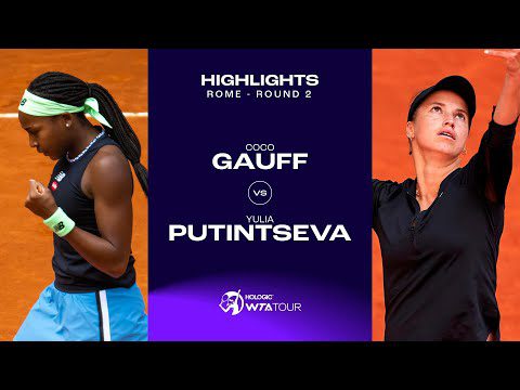 Coco Gauff vs. Yulia Putintseva | 2023 Rome Round 2 | WTA Match Highlights