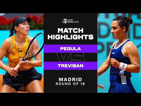 Jessica Pegula vs. Martina Trevisan | 2023 Madrid Round of 16 | WTA Match Highlights