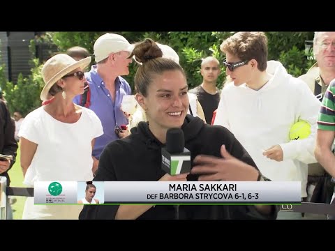 Maria Sakkari Recharged After Quick Trip Back Home | 2023 Rome Second Round