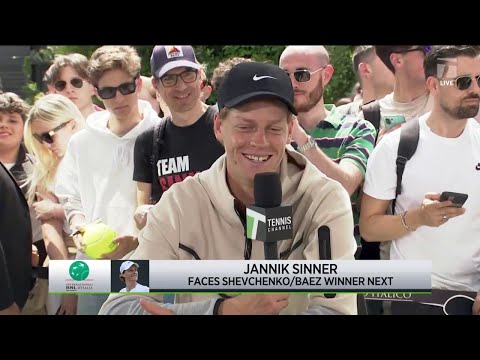 Jannik Sinner Enjoying The Support From Italian Fans | 2023 Rome Second Round