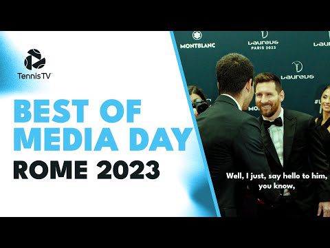 World No.1 Discussion; Meeting Messi & Favourite Italian Cheat Meal | Rome 2023 Media Day Best Bits