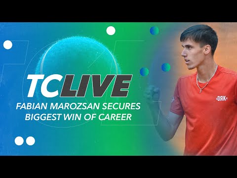 Fabian Marozsan Upsets Alcaraz in Rome | Tennis Channel Live