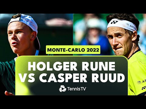 Casper Ruud vs Holger Rune | Monte-Carlo 2022 Extended Highlights