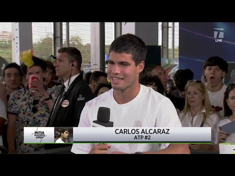 Carlos Alcaraz Discusses His Newfound Level of Fame | 2023 Madrid Fourth Round Interview