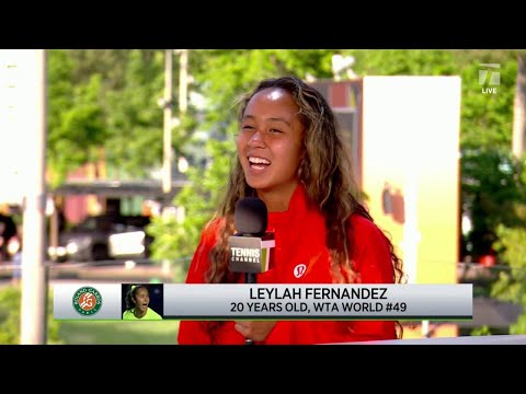 Leylah Fernandez Reflects On Positive Mindset; Roland Garros 1R Win