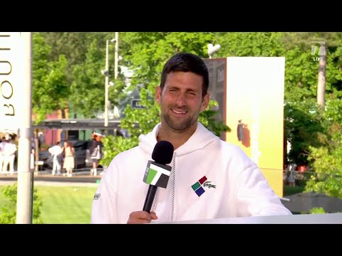 Novak Djokovic Praises NBA Star Nikola Jokic After Win | 2023 Roland Garros First Round Interview