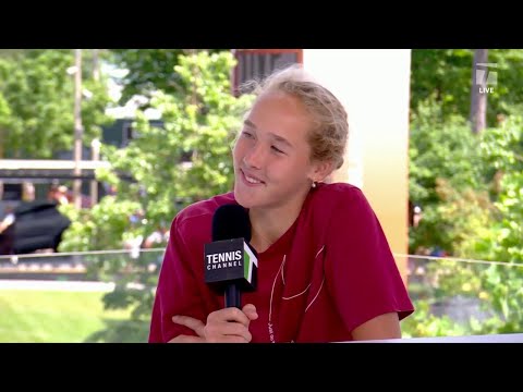 Mirra Andreeva Reacts to Her Magical Grand Slam Debut | 2023 Roland Garros First Round Interview