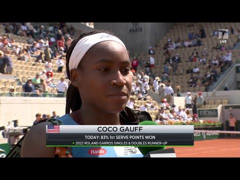 Coco Gauff Channels Miami Heat Mindset During Comeback Win | 2023 Roland Garros 1st Round Interview