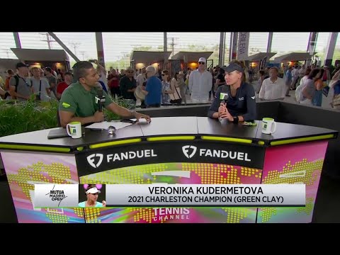 Veronika Kudermetova talks about how drinking beer is key to her recovery | 2023 Madrid Quarterfinal