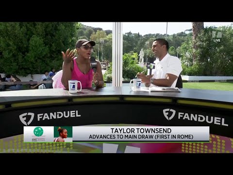 Taylor Townsend talks about breaking into the top ten in doubles | 2023 Rome