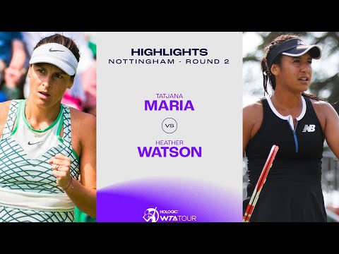 Tatjana Maria vs. Heather Watson | 2023 Nottingham Round 2 | WTA Match Highlights