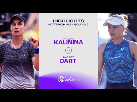 Anhelina Kalinina vs. Harriet Dart | 2023 Nottingham Round 2 | WTA Match Highlights