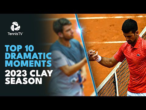 Clay Court Drama: Top 10 Dramatic ATP Tennis Moments From 2023 Clay Season!