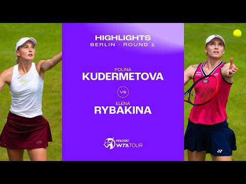 Polina Kudermetova vs. Elena Rybakina | 2023 Berlin Round 1 | WTA Match Highlights