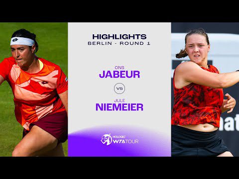 Ons Jabeur vs. Jule Niemeier | 2023 Berlin Round 1 | WTA  Match Highlights