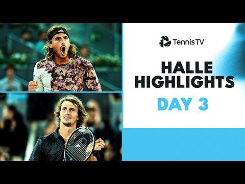 Tsitsipas Faces Jarry; Medvedev, Zverev & Shapovalov All Feature | Halle 2023 Highlights Day 3