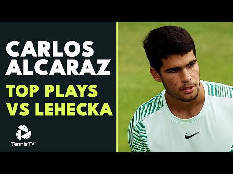 Carlos Alcaraz's Top Plays vs Lehecka! | Queen's 2023 Highlights